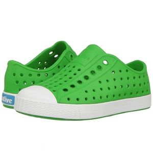 Green Native shoes. Size 8. Worn one season.